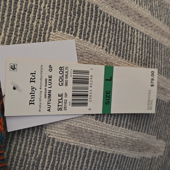 Ruby Rd. Multicolor Knit Cardigan - Picture 9 of 11